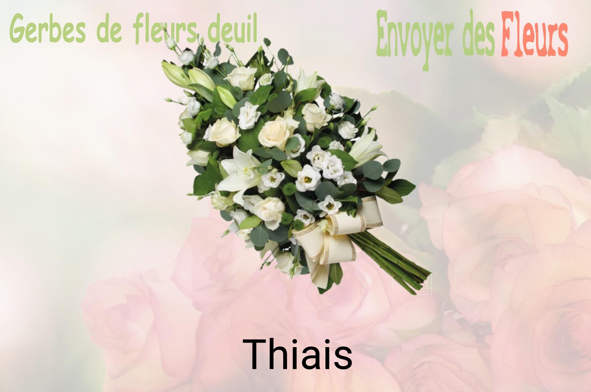 Gerbe de fleurs de deuil livrée à Thiais